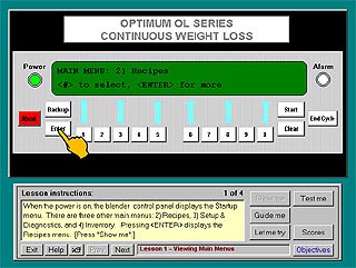 Blender control panel
